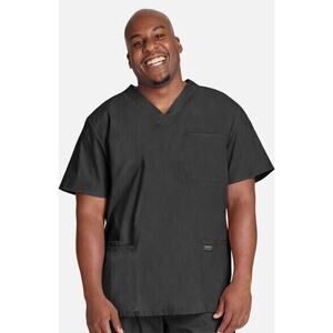 NEW Cherokee Scrubs Mens V Neck Top Size large YOU GET 3 Packs ! NWT WW365